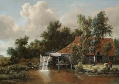 Meindert_Hobbema_-_A_Watermill_-_(MeisterDrucke-1393370)